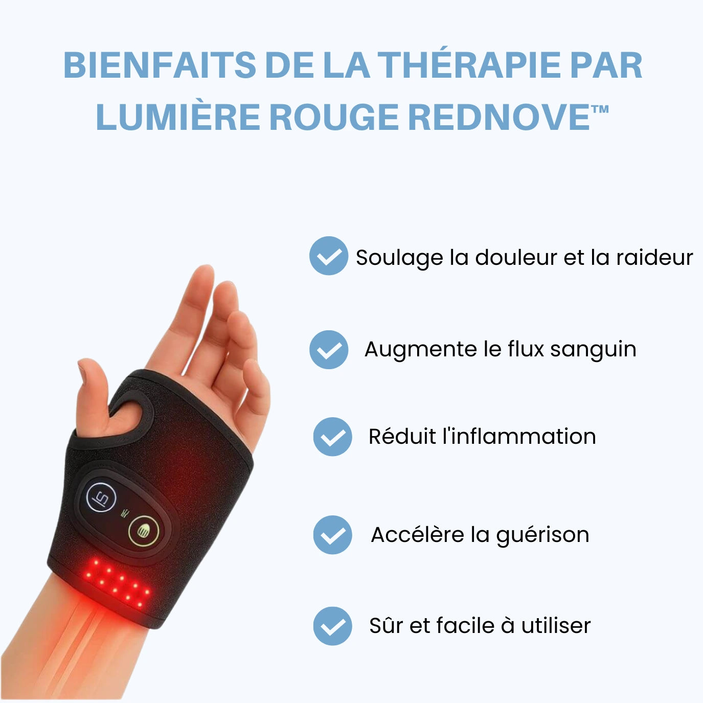 RedNove™ – Dites adieu aux douleurs du canal carpien en 15 minutes par jour.